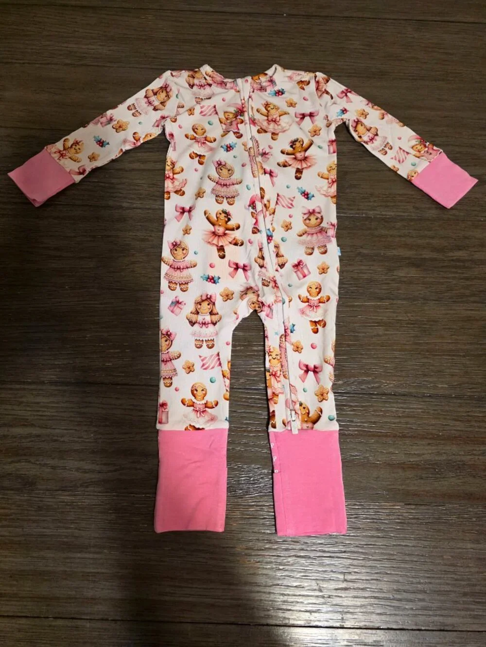 Posh Peanut Ginger Posh Christmas Convertible Footie NWT 6-9M Baby Girl
